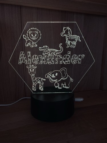 Safari themed led night - led, light