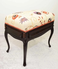 Edwardian mahogany piano stool