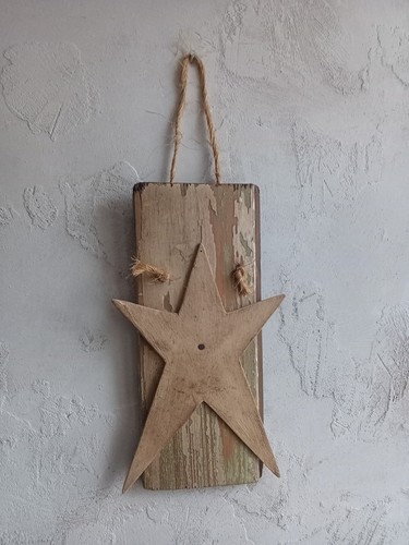 Rustic wooden barn star timber - rustic,