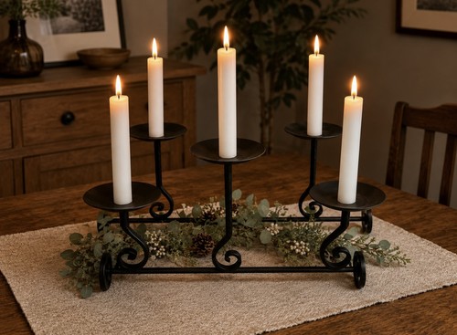 Vintage black wrought cast - vintage,