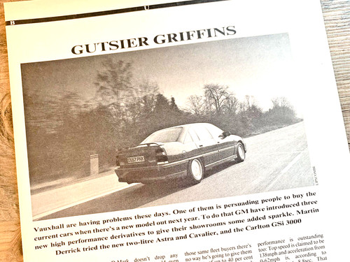 Vauxhall carlton gsi - vauxhall,