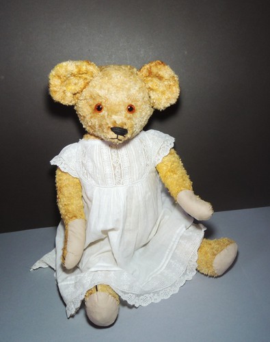 Antique vintage teddy - , 23"