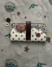 Disaster Designs Women’s Purse Clutch Money Holder Wallet Floral Design