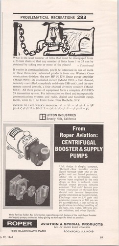 Roper litton westrex 1965 - litton,