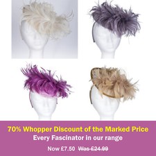 Wide Brimmed Fascinators for