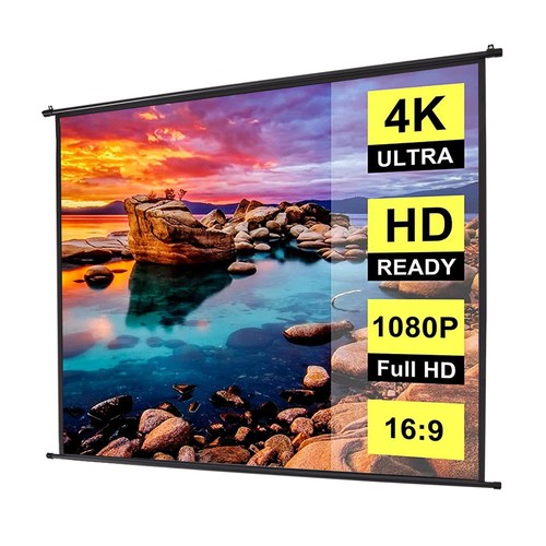 Wall hanging projector screen - wall,