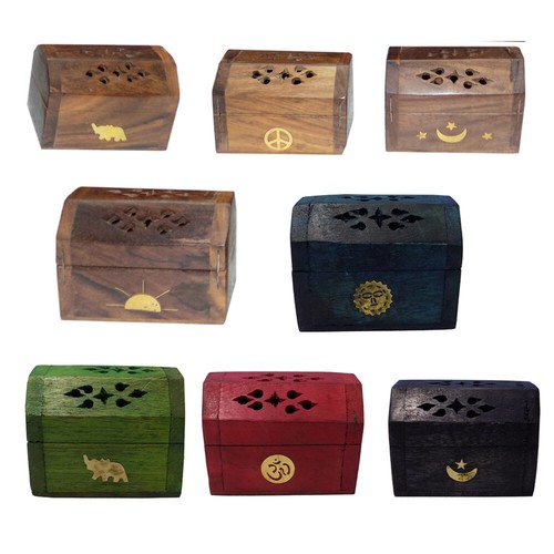 Wooden incense coffin - wooden,