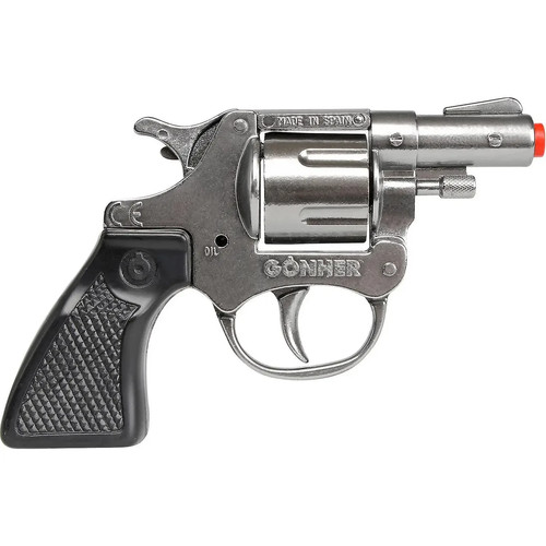 Toy police revolver diecast - police,