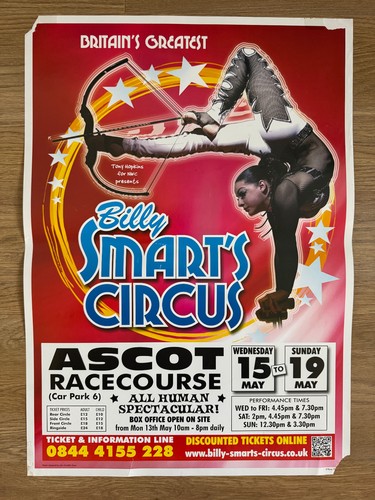 Billy smart circus poster - billy, smart's