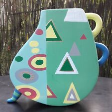 Goebel Ergo Pottery Vase Light Green 80s Tiziana Coccia MEMPHIS DESIGN