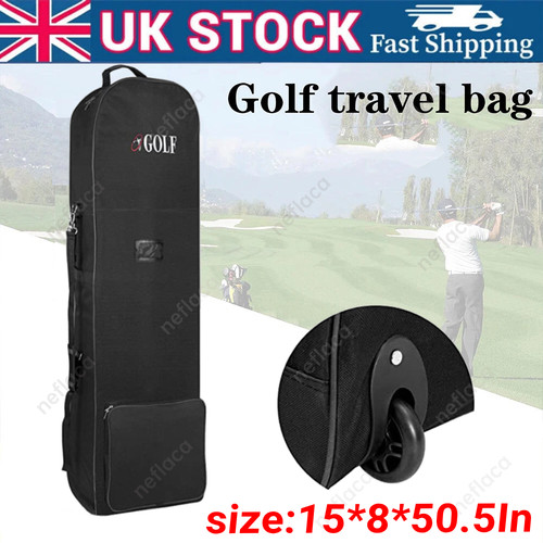 Black padded golf holiday - black,