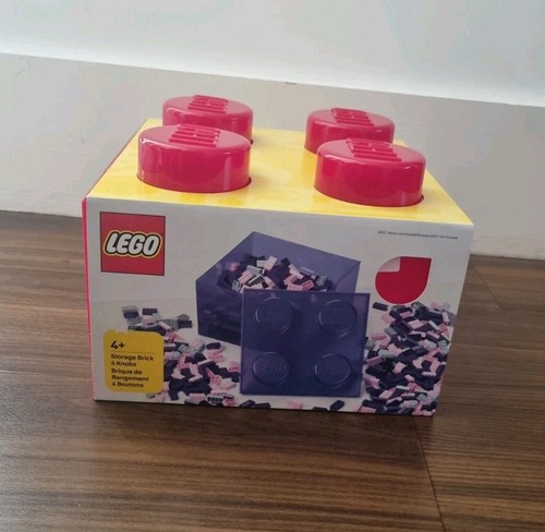 Lego storage brick red - lego,