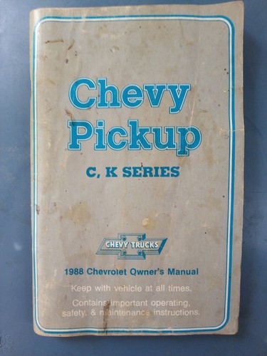 Chevy pickup series 1988 - chevy,