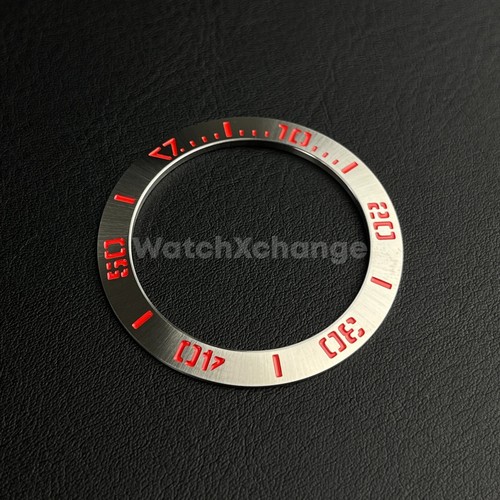 41mm silver red stainless - 41mm,