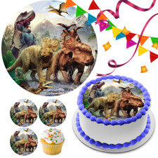 Dinosaur Cake Topper Party