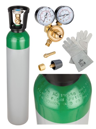 Argon gas bottle cylinder - argon,