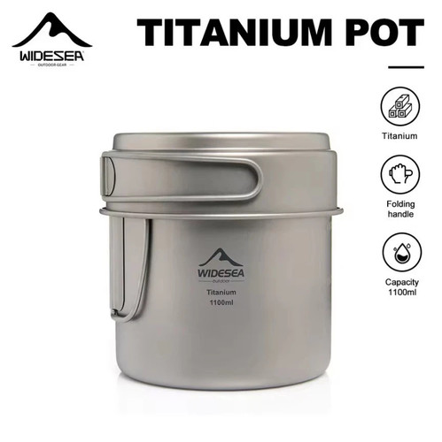 Camping portable mug titanium - camping,