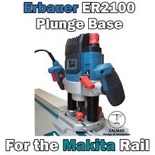 Erbauer ER2100 Plunge router sub-base for use on the Makita  rail - INC P&P