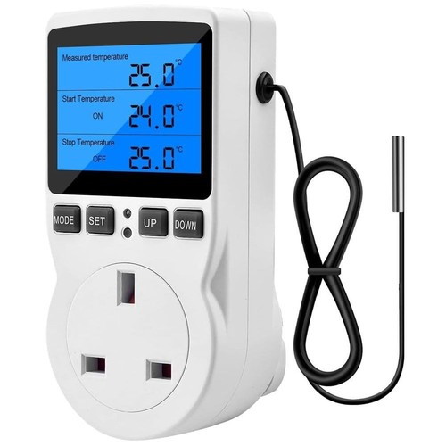 Digital thermostat plug socket - thermostat,