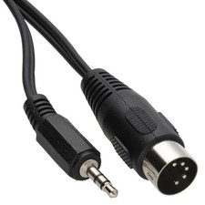 0.5m 5 Pin DIN Plug To 3.5mm Jack Stereo Plug Audio Cable 50cm B&O/Old Hifi