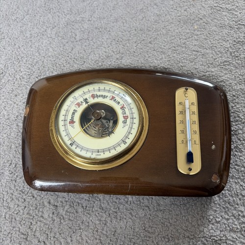 Vintage mid century barometer - century,