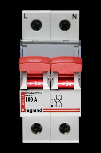 Legrand 100 amp double - 100, pole
