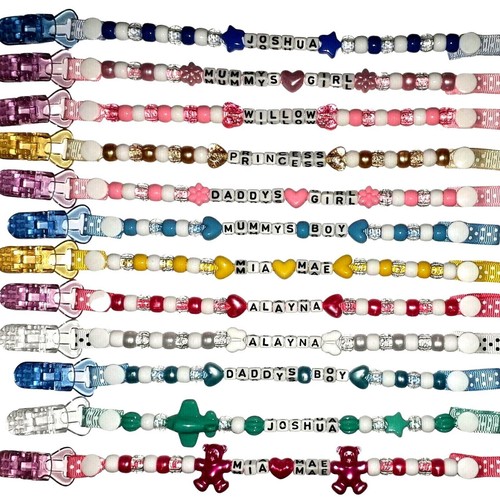 Personalised dummy clips - dummy, strap