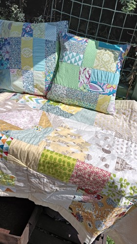 Small hand made patchwork - hand,