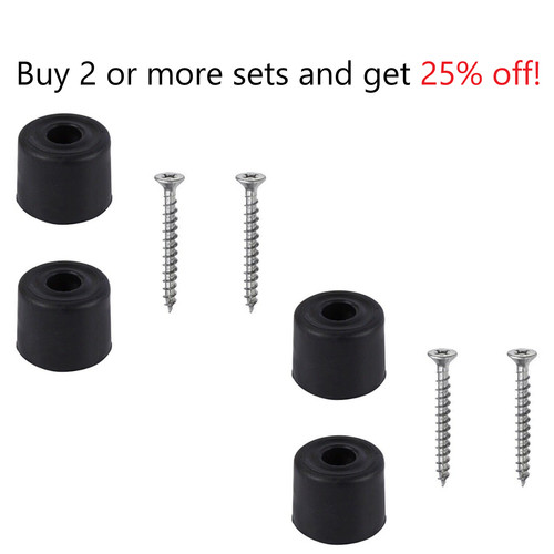 Black white 30mm rubber - 4,