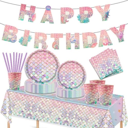 Mermaid party supplies - mermaid,