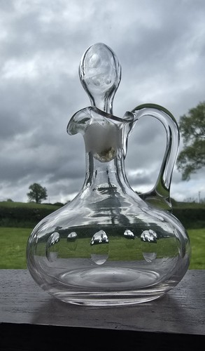 Antique glass cruet 1860 1900 - cruet, 1860-1900