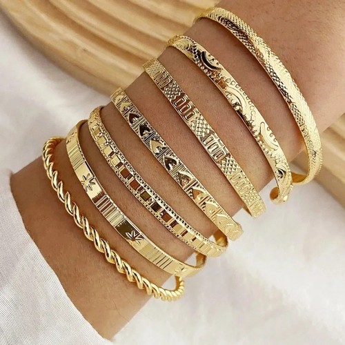 Boho womens silver gold 7 - womens,