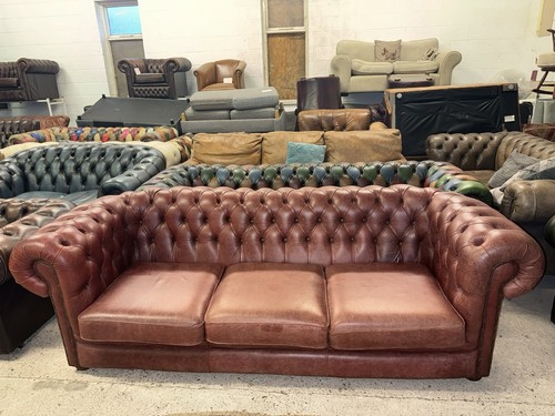 Chesterfield oxblood real - chesterfield,