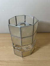 vintage Capiz shell lampshade