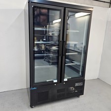 Display Fridge Double Glass Door Multideck Chiller 744L Showcase Shop Polar G...