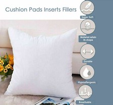 Cushion inserts Pads inner Hollowfiber Scatters Filler Deep Filled Plump Pillow