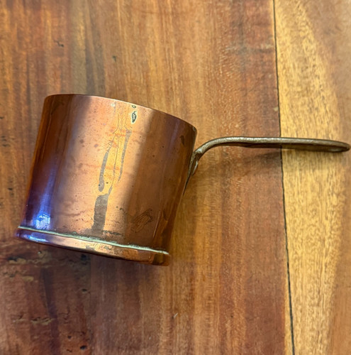 Solid heavy copper pint - heavy,