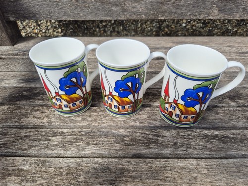 Art deco village - art, mug