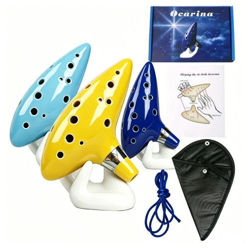 Holes ocarina ceramic - 12,