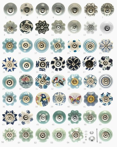 Cupboard kitchen knobs ceramic - cupboard,