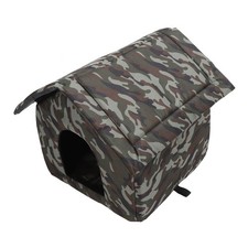 Outdoor Cat House Waterproof Easy To Install Outdoor Feral Cat Dog Shelter