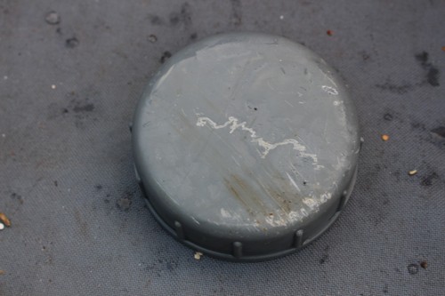 Cap from wastehog waste water - cap,