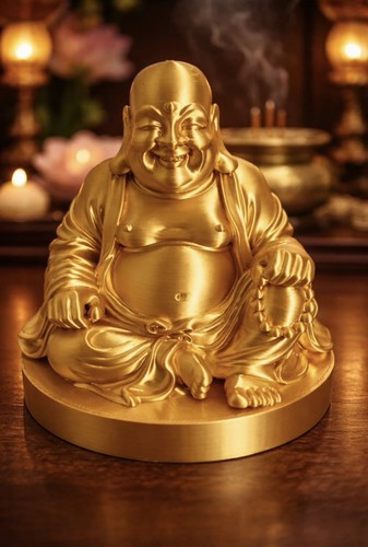 Gold silk pla laughing - gold,