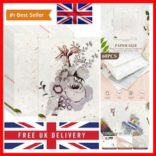 60 Pcs A4 Natural Mulberry