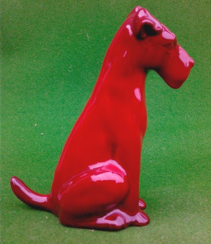 Royal doulton flambe fox - doulton,