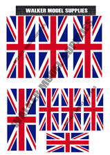 1/16 scale WW2 British flags