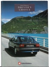 Vauxhall Range 1992-93 UK Market Brochure Nova Astra Cavalier Calibra Senator