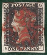 PENNY BLACK 1840 QV Stamp GB