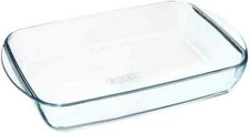 Pyrex Roaster 40x27cm - 3.7L Glass Dish Baking Roasting Bake Classic Rectangular
