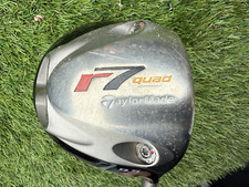 TAYLORMADE R7 QUAD 9.5 DEGREE DRIVER WITH STIFF FLEX GRAPHITE SHAFT. FREE POST
